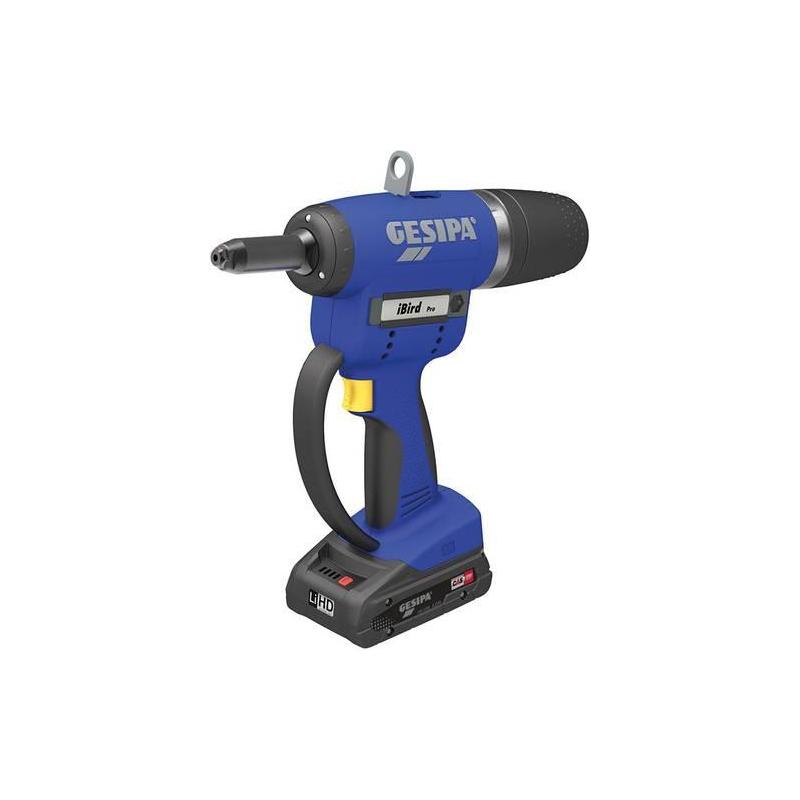 GESIPA Aku nýtovací pistole na trhací nýty iBird Pro (2,0 Ah) • Vtools.cz