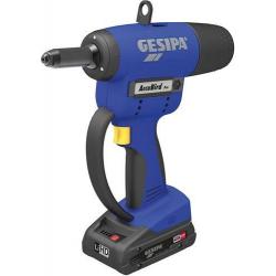 Akumulátorová nýtovačka AccuBird 2 baterie Gesipa Pro Cas 1A-1L v L-Boxu • Vtools.cz