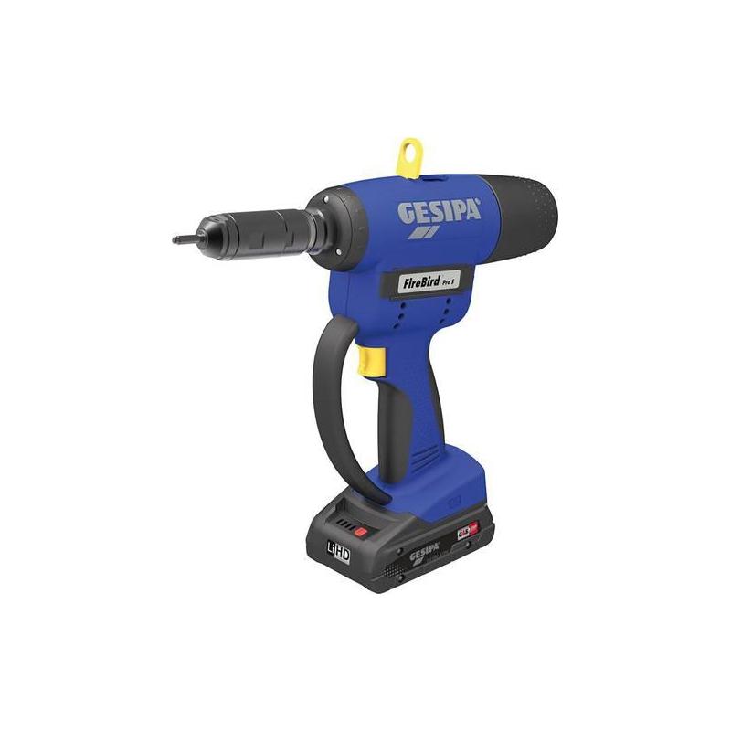 GESIPA Aku usazovačka matic trhacích nýtů FireBird Pro S Gold LBOXX Gesipa 1679678 • Vtools.cz