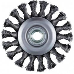 Kuželový kartáč BKSZ univerzální 100x13 mm pro úhlové brusky uzlový • Vtools.cz