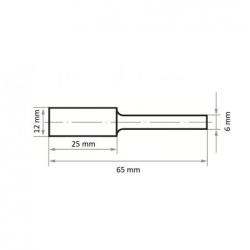 Fréza LUKAS HFA válcový tvar pro nerezovou ocel/ocel 12x25 mm stopka 6 mm • Vtools.cz