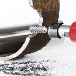 Fréza LUKAS HFA válcová na nerezovou ocel/ocel 12x25 mm stopka 6 mm • Vtools.cz