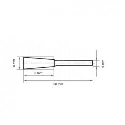 Fréza LUKAS HSS MFN speciální tvar pro nerezovou ocel/ocel 6x6 mm stopka 6 mm • Vtools.cz
