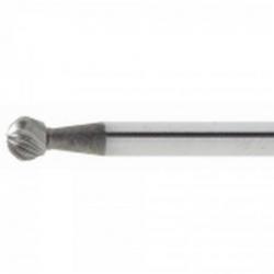 Minifréza LUKAS HSS MF kulová pro nerezovou ocel/ocel 4x3,8 mm stopka 3 mm • Vtools.cz