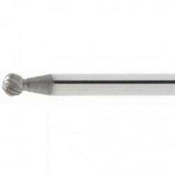 Minifréza LUKAS HSS MF kulová pro nerezovou ocel/ocel 3,2x3 mm stopka 3 mm • Vtools.cz