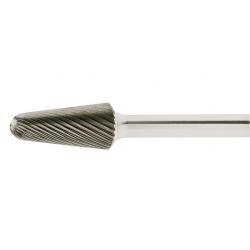 Fréza LUKAS HFL kuželová pro nerezovou ocel/ocel 10x20 mm stopka 6 mm • Vtools.cz