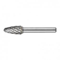 Fréza LUKAS HFF Kulatá oblouková forma na litinu 12x25 mm stopka 6 mm • Vtools.cz