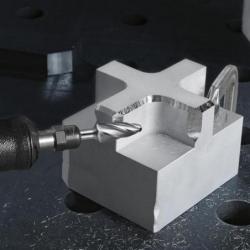 Fréza LUKAS HFF kuželová na hliník 12x25 mm stopka 6 mm • Vtools.cz