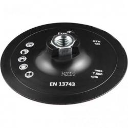 Držák nástrojů LUKAS GTHx pro brusné listy na suchý zip Ø 125 mm se závitem M14 • Vtools.cz