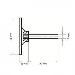Držák nástrojů GTK pro brusné listy Ø 30 mm stopka 6 mm • Vtools.cz