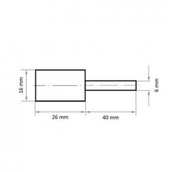 Nástrojový držák GTZY pro brusná pouzdra 16x26 mm stopka 6 mm • Vtools.cz