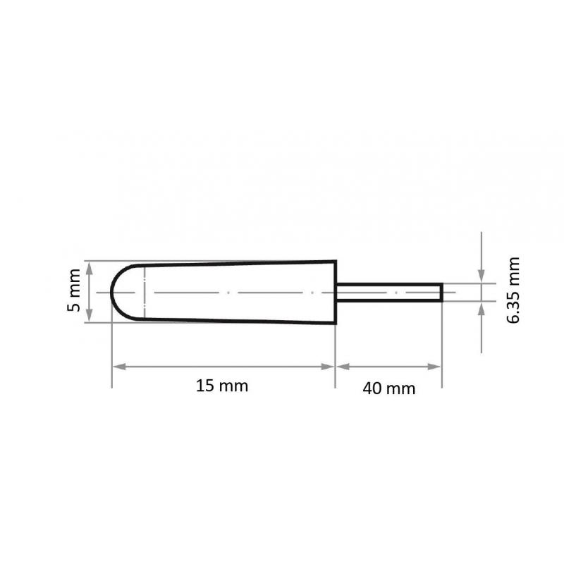 Držák nástrojů LUKAS GTKE pro brusná pouzdra se stopkou 5x15 mm 6,35 mm// (1/4") palce • Vtools.cz