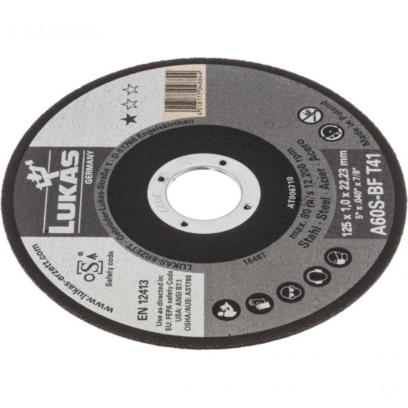 Řezný kotouč T41 na ocel 125x1 mm rovný • Vtools.cz