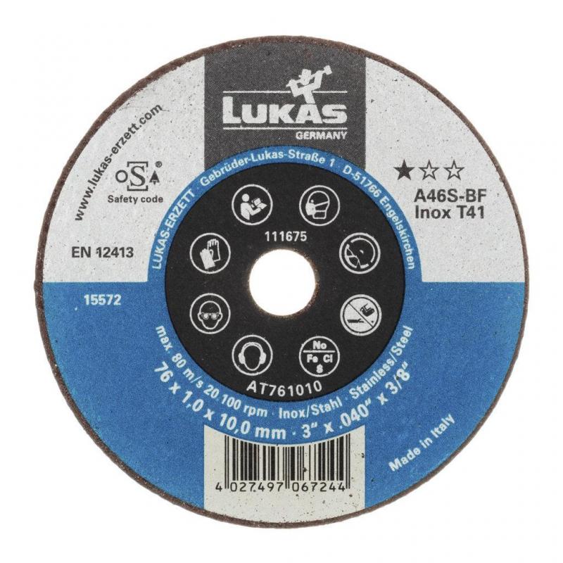 Řezný kotouč T41 pro nerezovou ocel 76x1 mm rovný • Vtools.cz