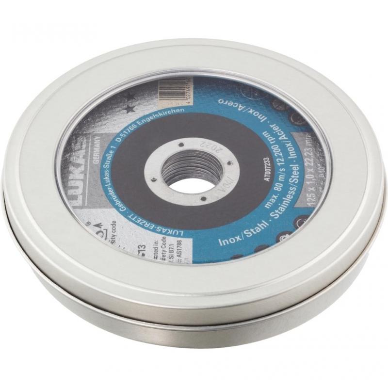 10x řezný kotouč v plechu T41 na nerezovou ocel 125x1 mm rovný • Vtools.cz