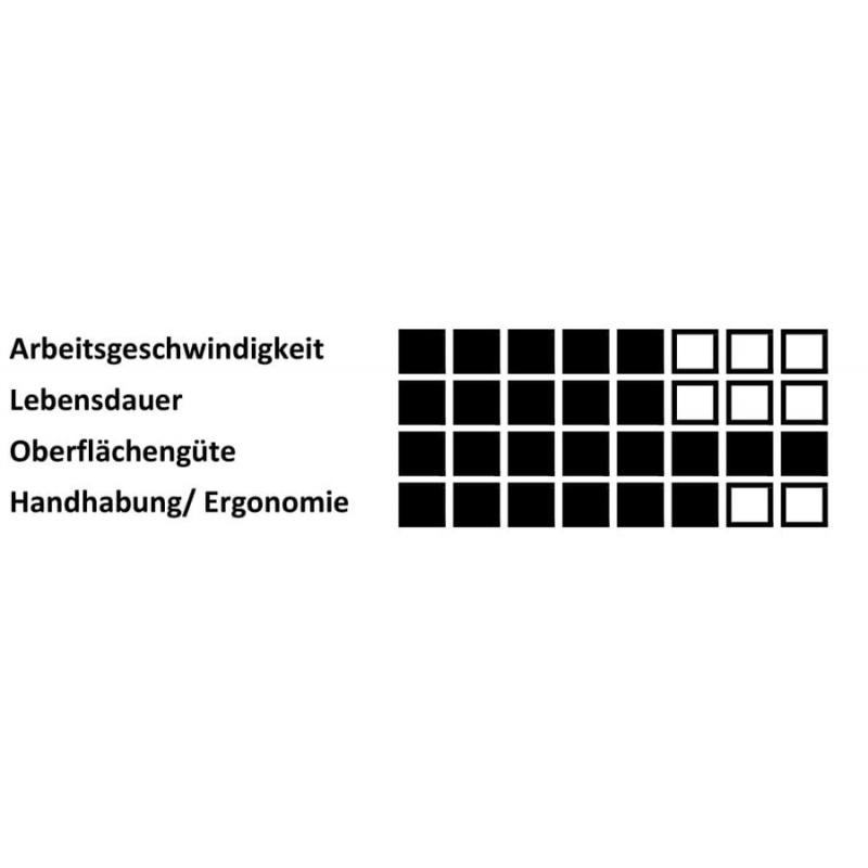 Leštící tělísko P3ZY válcovitého tvaru 10x12 mm stopka 3 mm plsť pro lešticí pastu • Vtools.cz