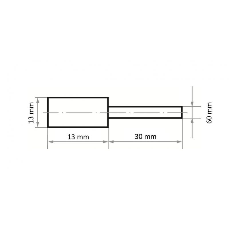 Leštící tělísko P2ZY válcové 13x13 mm Zrnitost 280 • Vtools.cz