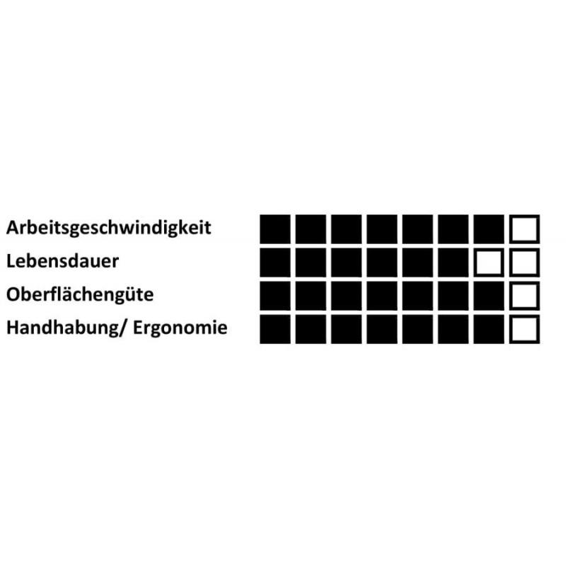 Lešticí kotouč P6SE1 univerzální jemný 200x20 mm otvor 25 mm kompaktní zrno 120 • Vtools.cz