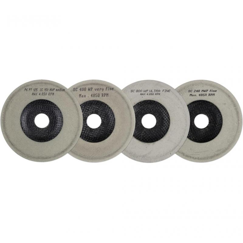 Sada lešticích kotoučů P6PT Ø 125 mm 4dílná pro úhlovou brusku šikmou • Vtools.cz