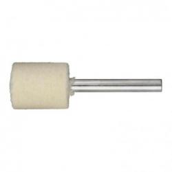 Leštící tělísko P3ZY válcové 20x25 mm stopka 6 mm plst na lešticí pasty • Vtools.cz