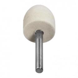 Leštící tělísko P3SP špičatý obloukový tvar 12x20 mm dřík 6 mm plsť pro lešticí pastu • Vtools.cz