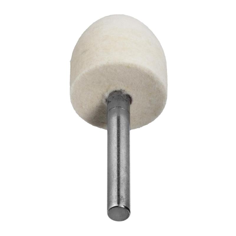 Leštící tělísko P3SP špičatý obloukový tvar 12x20 mm dřík 6 mm plsť pro lešticí pastu • Vtools.cz