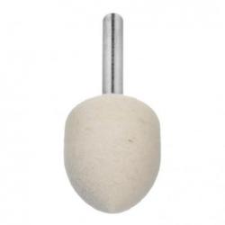Leštící tělísko P3SP špičatý obloukový tvar 12x20 mm dřík 6 mm plsť pro lešticí pastu • Vtools.cz