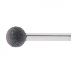 Leštící tělísko P1KU ve tvaru kuličky 16x16 mm dřík 6 mm • Vtools.cz