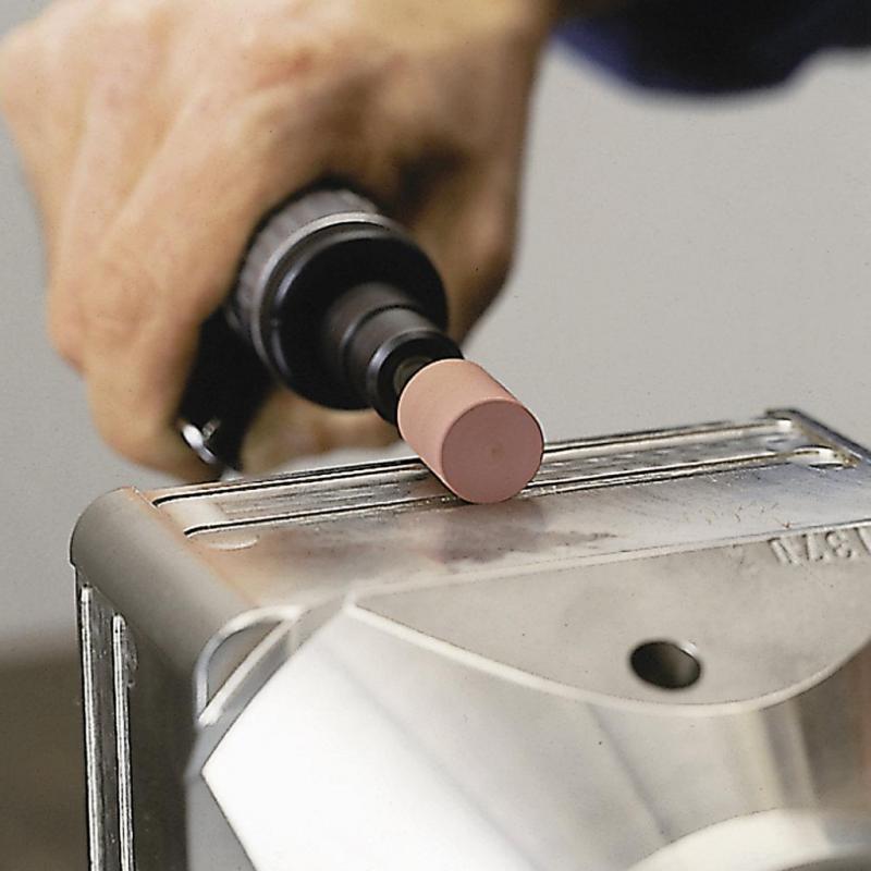 Leštící tělísko P6ZY válcového tvaru s velmi jemnou stopkou 16x20 mm a 3 mm karbidu křemíku • Vtools.cz