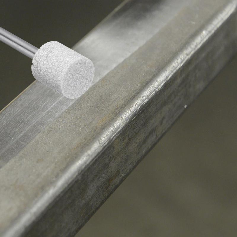 Leštící tělísko P6ZY válcové střední 20x20 mm stopka 6 mm kompaktní zrnitost • Vtools.cz