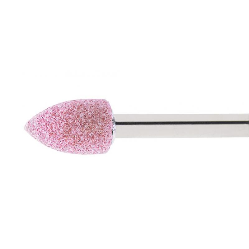 Brusné tělísko SP špičatý obloukový tvar pro ocel/ocelovou odlitku 5x10 mm stopka 3 mm • Vtools.cz