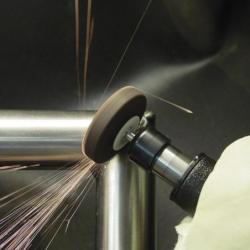 Brusné tělísko ZY válcového tvaru pro nástrojové oceli 40x20 mm stopka 6 mm • Vtools.cz