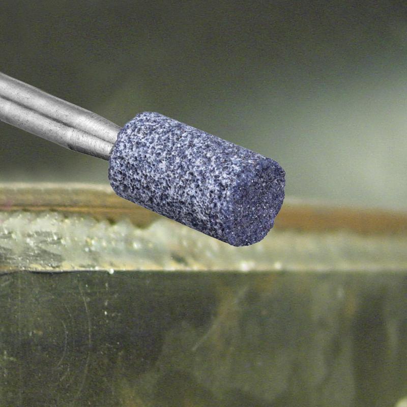 Brusné tělísko ZY válcového tvaru pro ocel/ocelové odlitky 6x10 mm stopka 3 mm • Vtools.cz