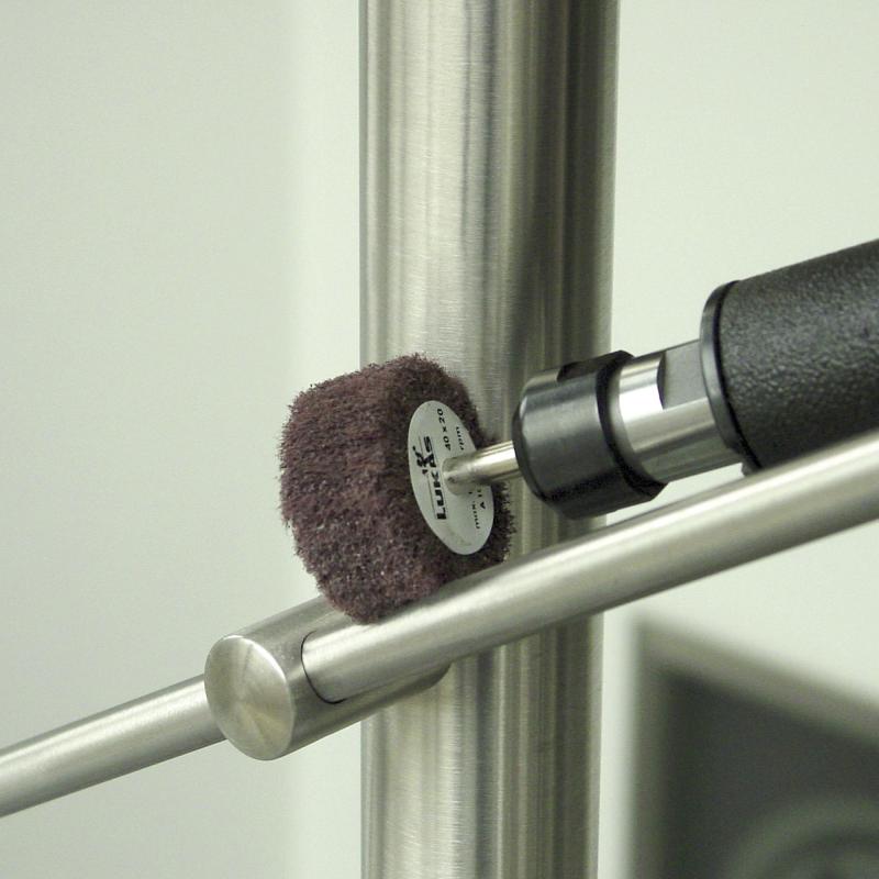 Brousící vějíř SFV univerzální 60x30 mm stopka 6 mm korund zrnitost 280 • Vtools.cz