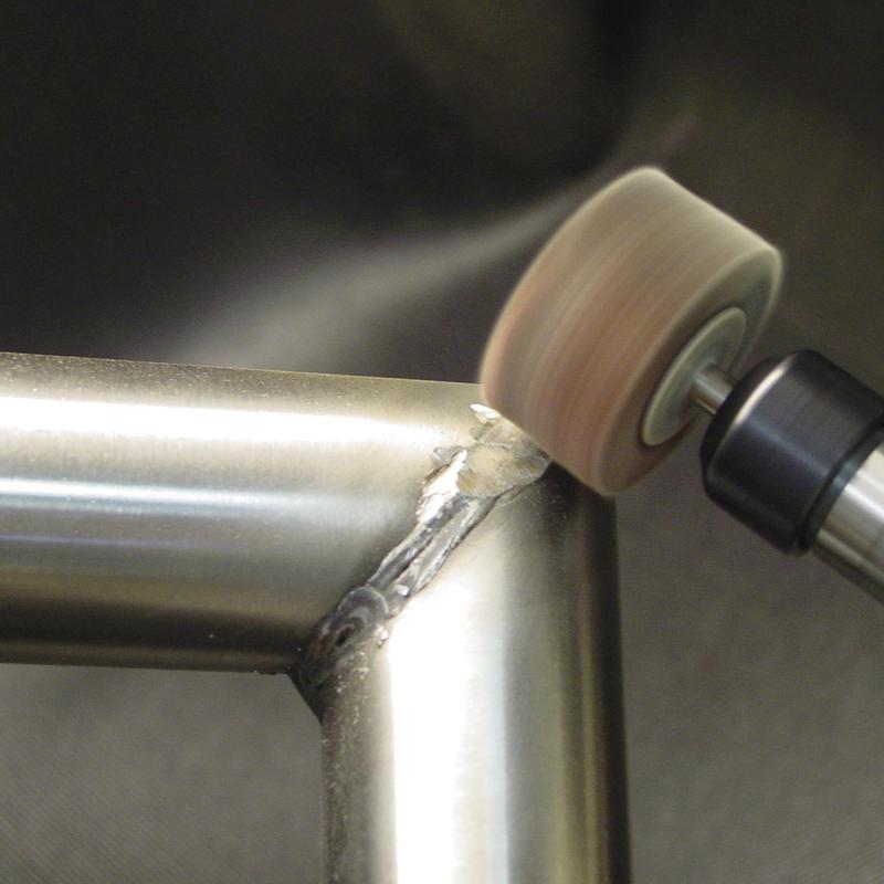 Brousící vějíř SFL univerzální 40x20 mm stopka 6 mm korund zrnitost 120 • Vtools.cz