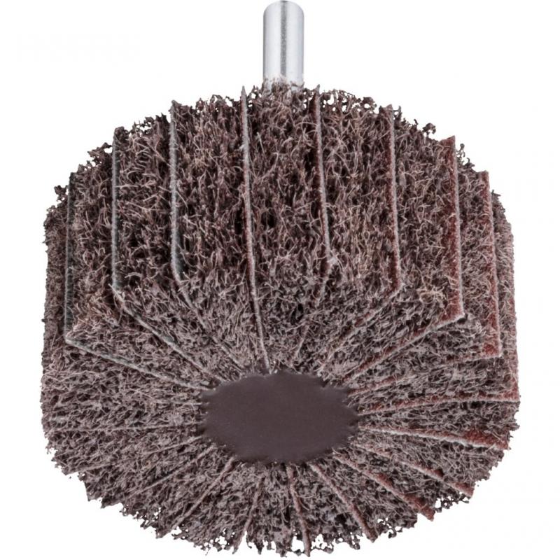 Brousící vějíř SFM univerzální 40x30 mm stopka 6 mm korundová zrnitost 100/80 • Vtools.cz