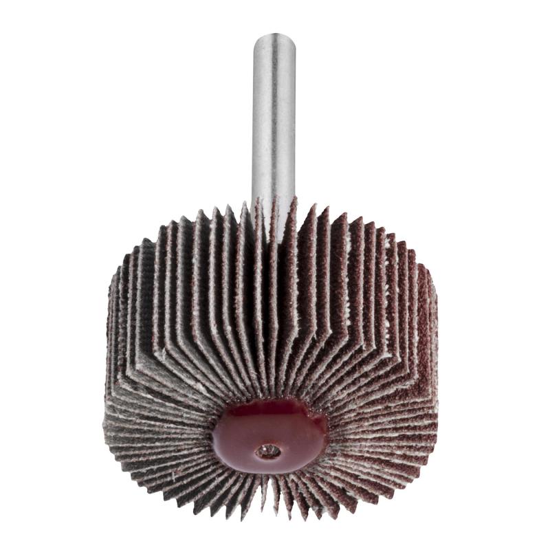 Brousící vějíř SFL univerzální 40x20 mm stopka 6 mm korund zrnitost 60 • Vtools.cz