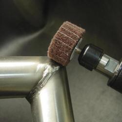 Brousící vějíř SFM univerzální 60x30 mm stopka 6 mm korundová zrnitost 180/150 • Vtools.cz