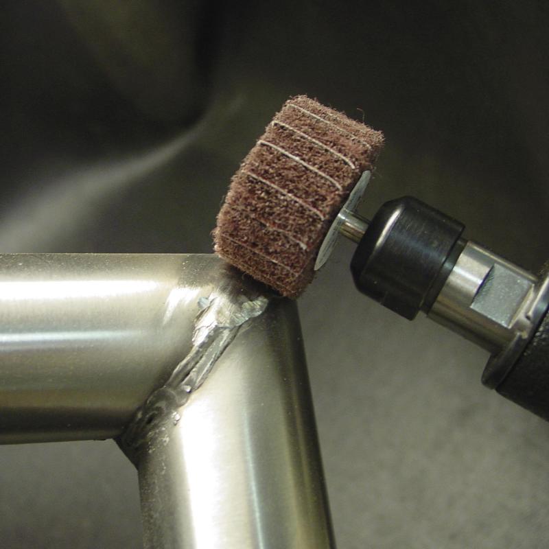 Brousící vějíř SFM univerzální 60x30 mm stopka 6 mm korundová zrnitost 180/150 • Vtools.cz