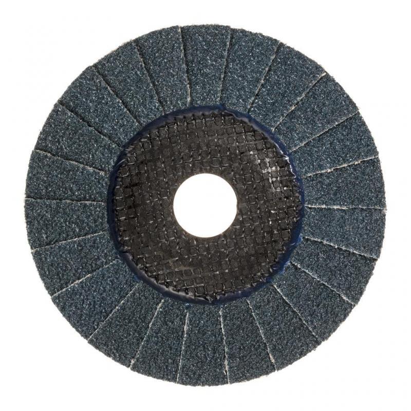 Lamelový brusný kotouč V2 POWER univerzální Ø 125 mm zrnitost oxidu zirkoničitého 60 úhlová • Vtools.cz