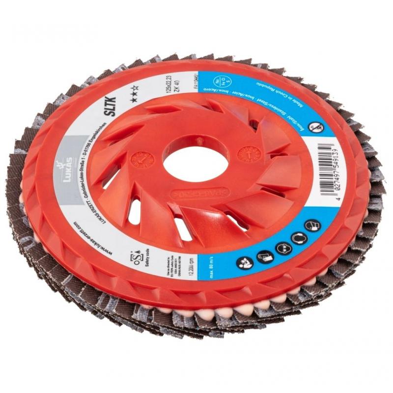 Lamelový brusný kotouč SLTK univerzální Ø 125 mm zrnitost zirkonového oxidu hlinitého 40 • Vtools.cz