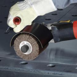 Brousící kotouč z brousícího plátna LSL univerzální 125x20 mm s vnitřním závitem M14 • Vtools.cz