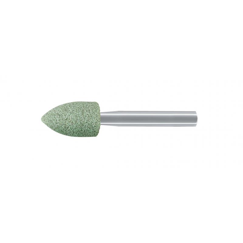 Brusné tělísko SP špičatý obloukový tvar pro nerezovou ocel 3x6 mm stopka 3 mm • Vtools.cz