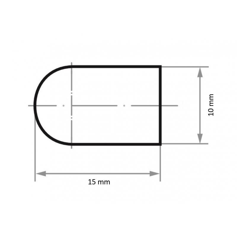 Brusná čepička Brusný klobouček/čepička SKWR univerzální 10x15 mm Keramická zrnitost 150 • Vtools.cz