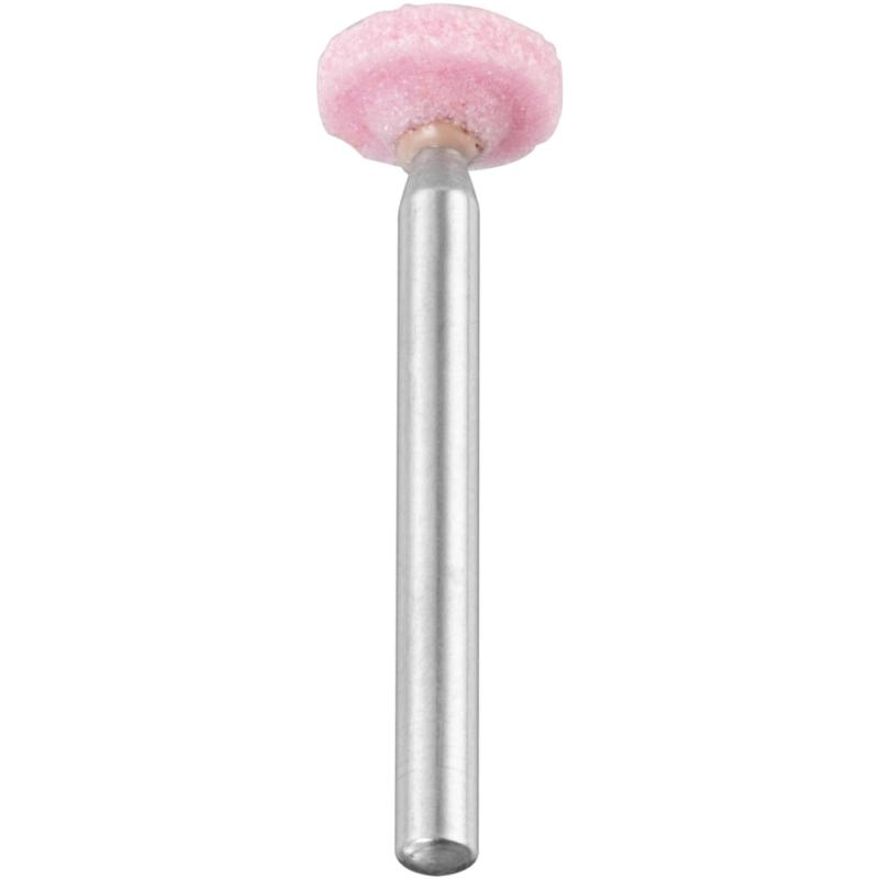 Brusné tělísko D34 špičatý obloukový tvar pro ocel/ocelovou odlitek 4,37x7 mm stopka 3 mm • Vtools.cz