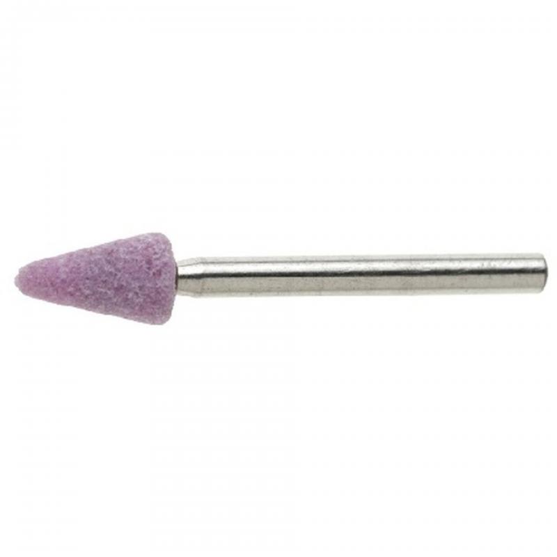 Brusné tělísko D36 kuželováový tvar pro ocel/ocelovou odlitek 6x11 mm stopka 3 mm • Vtools.cz