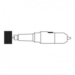 Brusná čepička SKZYS válcového tvaru univerzální 16x26 mm speciální korund zrnitosti 60 • Vtools.cz