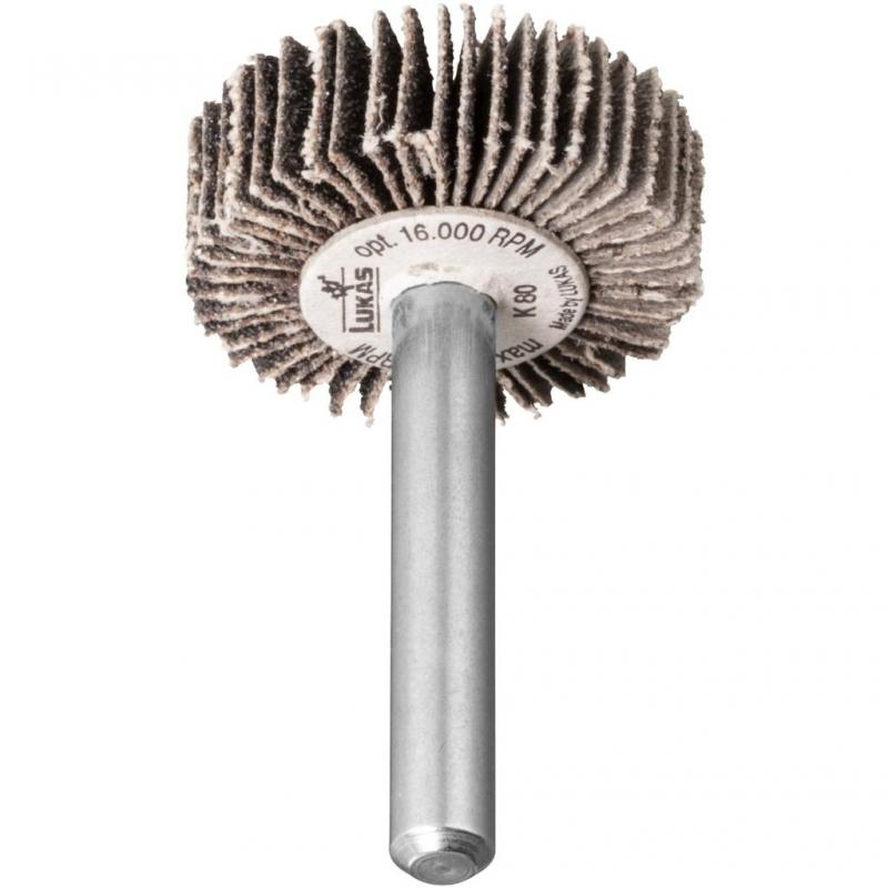 Brousící vějíř SFC na hliník / dřevo 30x10 mm stopka 6 mm karbid křemíku zrnitost 150 • Vtools.cz