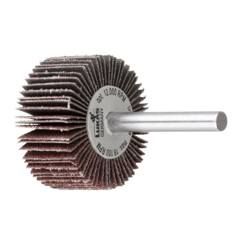 Brousící vějíř SFL univerzální 60x30 mm stopka 6 mm korund zrnitost 60 • Vtools.cz