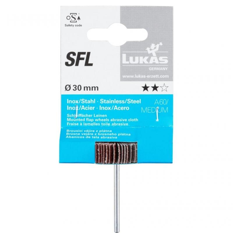 Brousící vějíř SFL univerzální 30x10 mm korundová zrnitost 60 • Vtools.cz